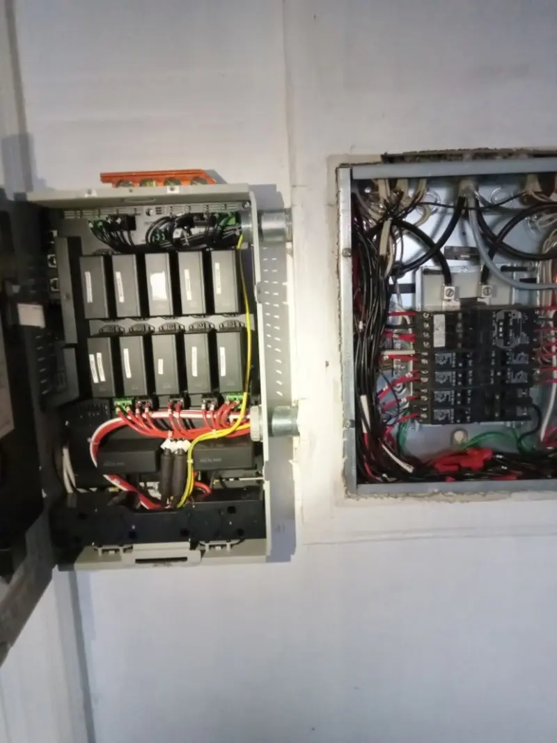 Electrical panel upgrade completed for Security Camera Wiring in Pompano Beach